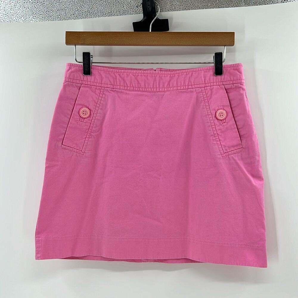 Lilly Pulitzer White Label Pink Mini Skirt Size 4